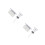 4Pairs Phone Accessories Silver Earphone Jack Dust Plug Set PVC 5