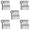 50Pcs Black Steel Hexagonal Wrench for Emergency Exit Devices Portable 5
