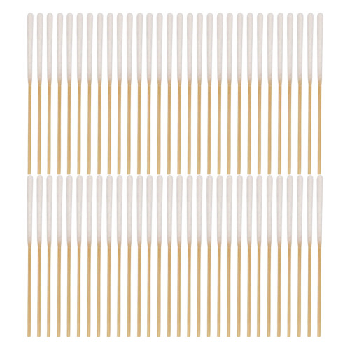 720Pièces Coton-Tiges Bambou Beige 3" Pointe Précise Usage