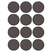 36St Zwarte Makeup Remover Pads Van Bamboevezel Voor Gezichtsreiniging