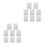 16St Multi-Inzetbaar Wit Canvas Schilderbord Hout 7