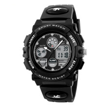 2St Duurzame Zwarte Digitale Sporthorloges Outdoor Waterdicht Design