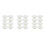 24Pcs White Iron Concealed Fire Sprinkler Plates Easy Install for Home 9