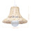 2Pcs Simple White Rattan Woven Pendant Light for Home Decor 10