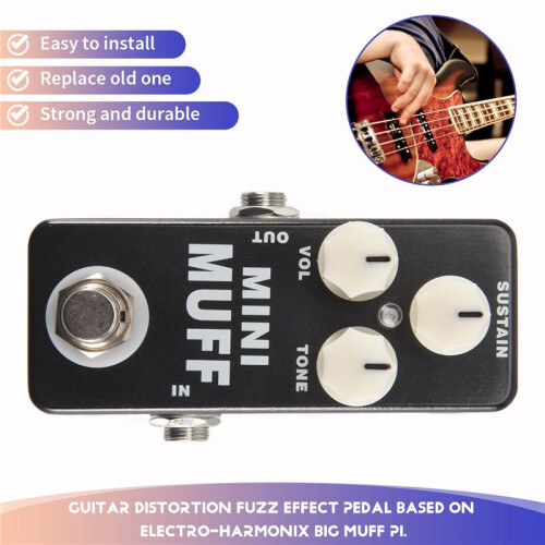 MOSKY  Muff Fuzz Distortion Electric Guitar Effect Pedal 2