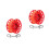 2Sets Snorkel Guideline Spool Duurzaam Aluminium Rood 6
