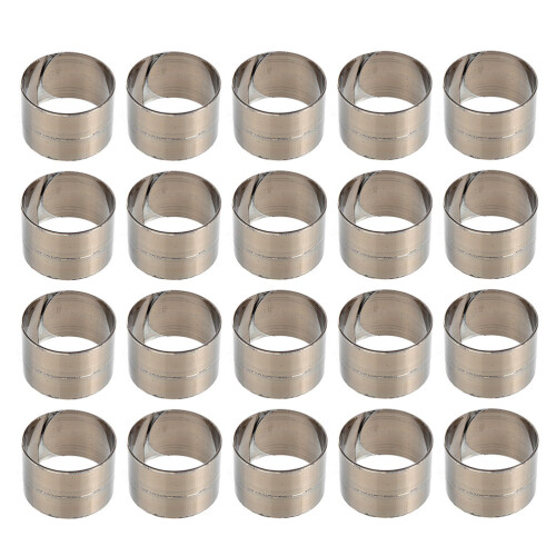 80Pièces Blanks Bracelets Slap Acier Durable Café Kit Enfants