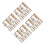 24Pièces Bol Cristal Transparent Support En Acier 7