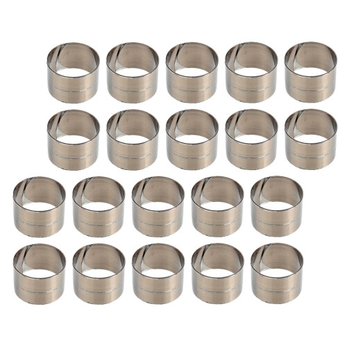 80Pièces Blanks Bracelets Slap Acier Durable Café Kit Enfants 1