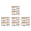 24Pièces Bol Cristal Transparent Support En Acier 8