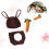 2Pièces Props Photographie Bébé Costume Cadeau - 3