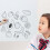 2St Herbruikbare Whiteboard Muurstickers Wit Voor Kindertekeningen 4