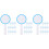 36Pièces Tableaux Blancs Bluets Réutilisables Paddles À Main 6