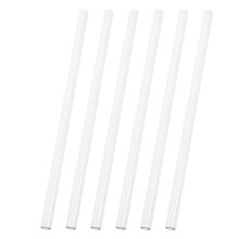 12Pièces Crayons Bois Blancs Pour Dessin Sur Verre Couture Pratique