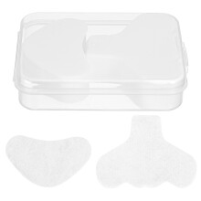 400Pièces Patchs Points Coton Nez Menton Confortables Blancs