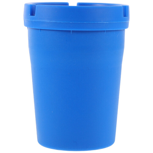 3Pièces Cendrier Auto Portable Bleu Plastique Compact Pour