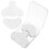 400Pièces Patchs Points Coton Nez Menton Confortables Blancs 7
