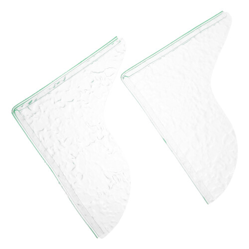 4Pièces Déflecteurs Éclaboussures Design Ondulé 1