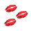 3Paires Cache Étrier Rouge ABS, Protection Arrière 6