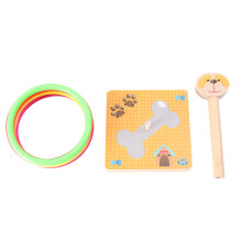 3Pièces Anneaux À Lancer Bois Enfants Jeu Sécurisé