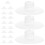100Pièces Fixateurs Câbles Ventouse Silicone Transparent Durable 1