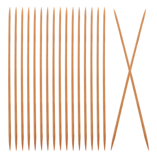 72Pièces Aiguilles Bambou Double Pointe, Outils Tricot 2