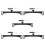 5Ensembles Support Plaque Caméra Recul Plastique Noir Auto 1