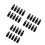 45Pièces Bouteilles Plastique Noires Pointe Fine Pour Colle 6