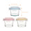 6Pièces Bols En Verre Lidded Pour Usage Varié 11