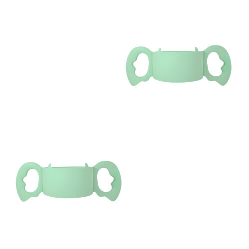 2Pièces Poignées Bébé Silicone Lavable 2