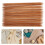 72Pièces Aiguilles Bambou Double Pointe, Outils Tricot 11