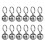 48Pièces Charms Métalliques Pour Collier Animal 2
