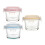 6Pièces Bols En Verre Lidded Pour Usage Varié 3