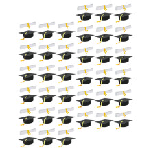 4Packs Colorful Graduation Cap Confetti for Congrats Grad 2025 Party