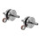 2Pcs Silver Crankshaft Assembly Replacement for Atv Metal Durable Ride 5