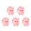 5Pièces Rose Petite Ours Hydratant Portable 8