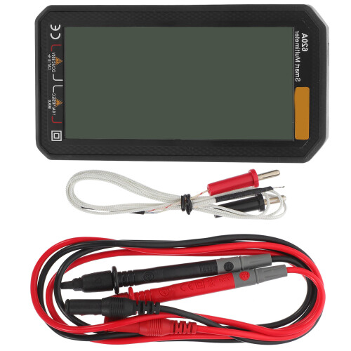 2Pièces Multimètre ABS Noir Portable Durable