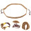 2Pièces D’artisanat Marron Pour Usage Tambour Ethéré 10
