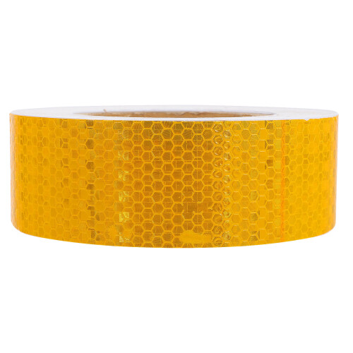 2Pièces Ruban Prisme Réfléchissant PVC Orange Pour Routière 1