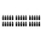 45Pièces Bouteilles Plastique Noires Pointe Fine Pour Colle 4