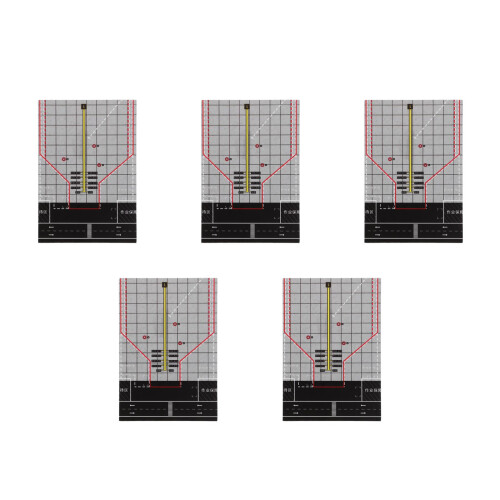5Pièces Support Miniature En Bois Base Multiusage Colorée 2