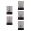 5Pièces Support Miniature En Bois Base Multiusage Colorée 6