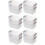 12Pcs Assorted Color Plastic Sundries Organizer Stackable Storage Box 10