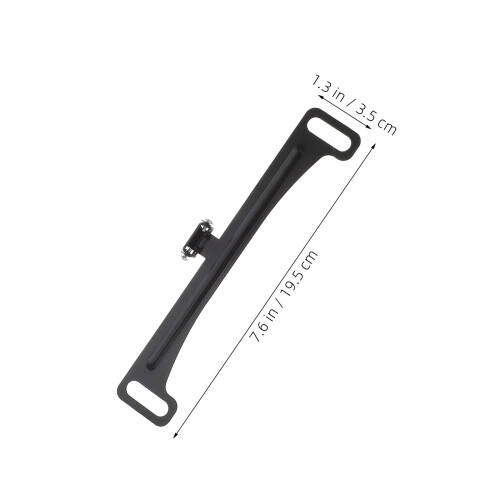 5Ensembles Support Plaque Caméra Recul Plastique Noir Auto 2