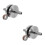 2Pcs Silver Crankshaft Assembly Replacement for Atv Metal Durable Ride 8