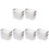 12Pcs Assorted Color Plastic Sundries Organizer Stackable Storage Box 4