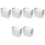 12Pcs Assorted Color Plastic Sundries Organizer Stackable Storage Box 5
