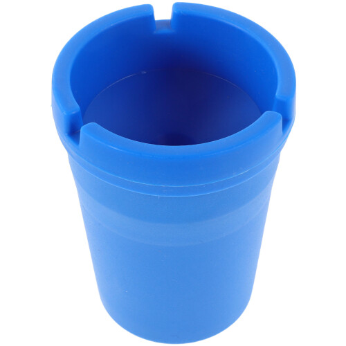 3Pièces Cendrier Auto Portable Bleu Plastique Compact Pour 2