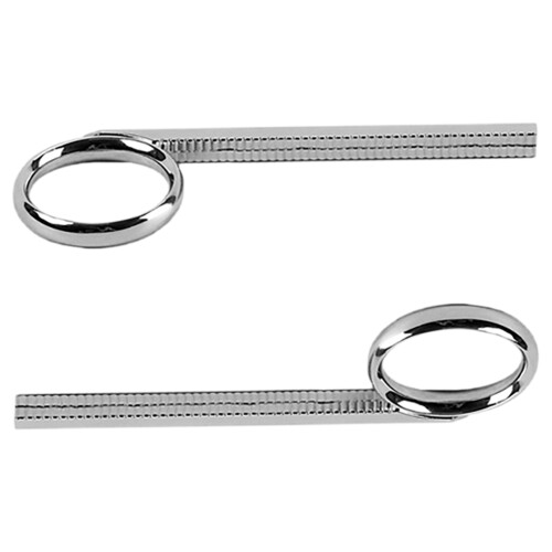 8Pcs Silver Trumpet Finger Pull Rings Valve Slide Repair Tool 2