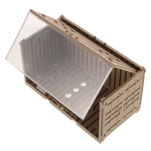 5Pcs Multi-Color Clear Plastic Storage Boxes for Collectibles